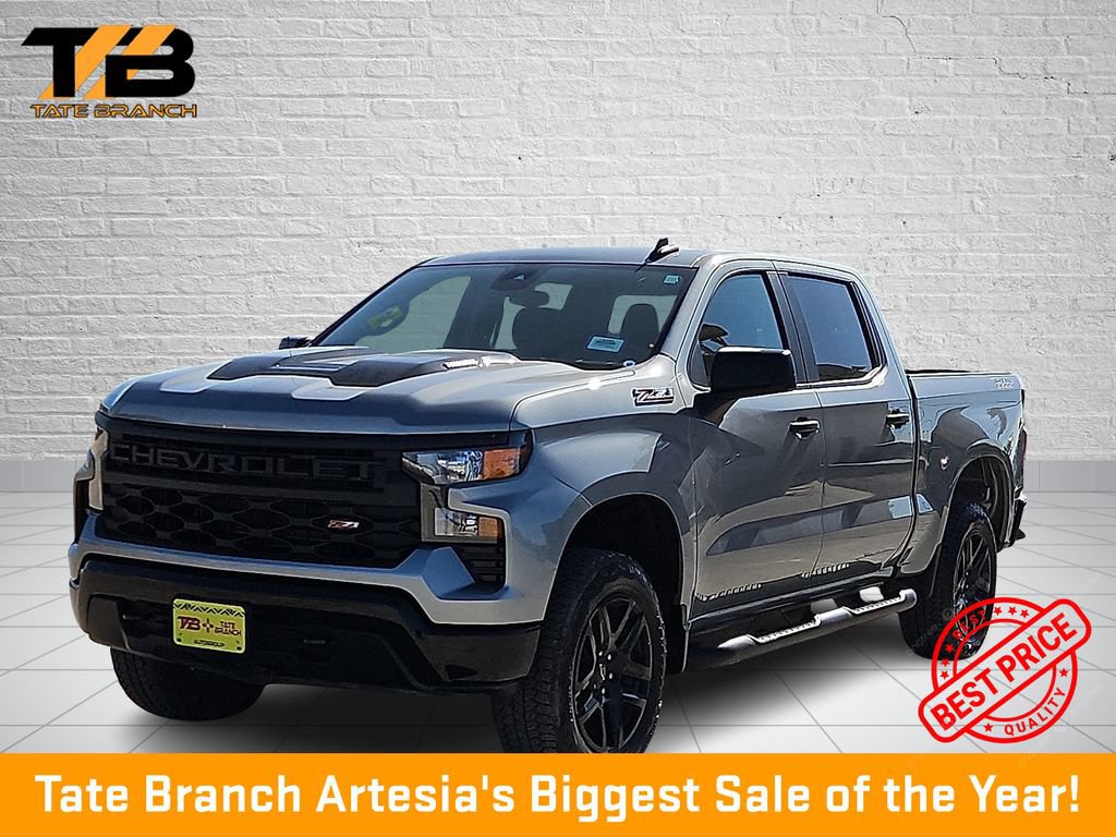 Used 2025 Chevrolet Silverado 1500 Custom Trail Boss w/ Turbomax Blackout Package AWD/4WD video 1