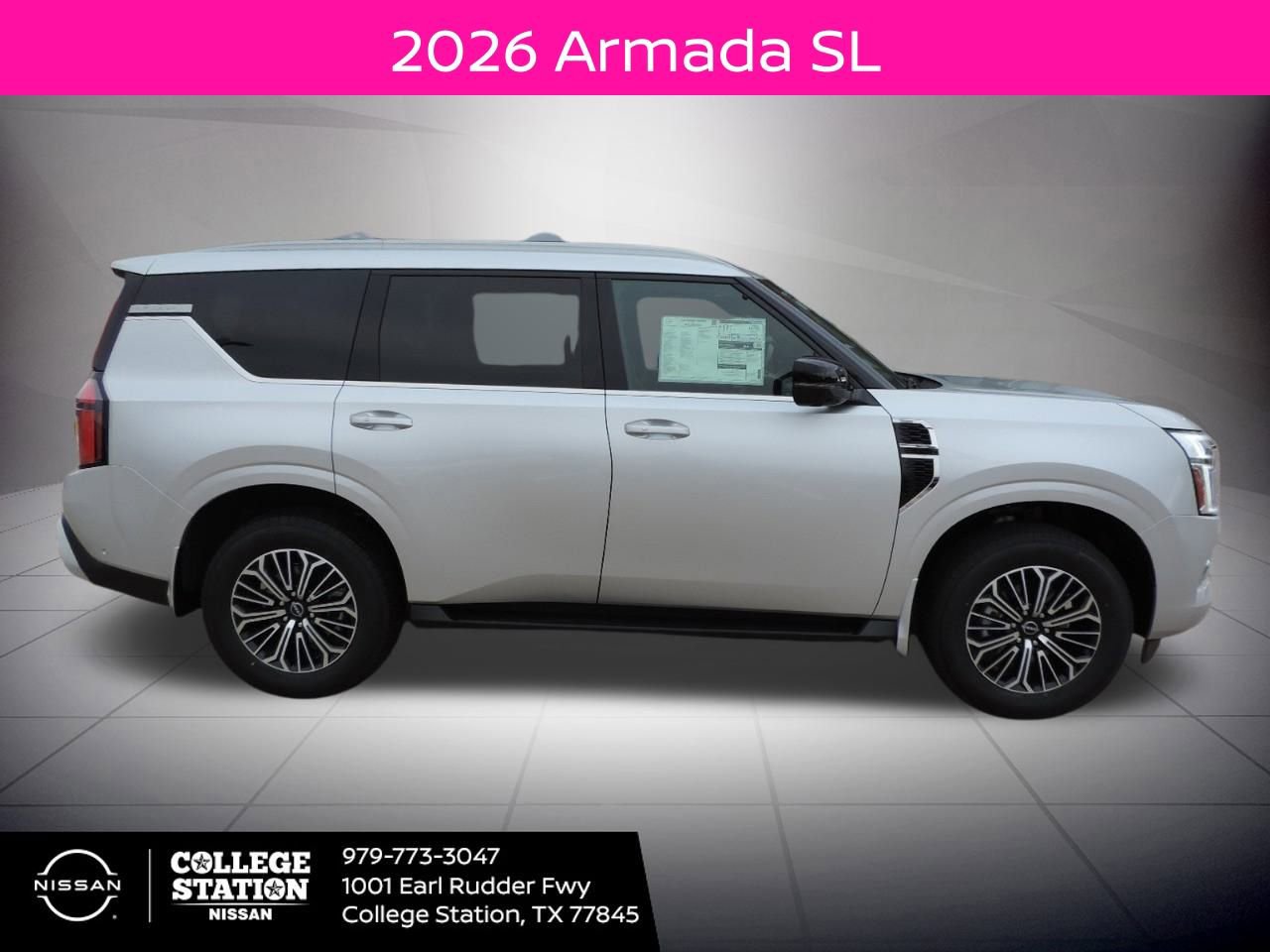 New 2026 Nissan Armada SL w/ Captain's Chari Seat Package image 2