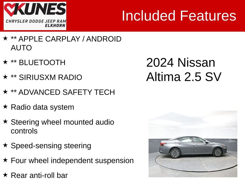 Used 2024 Nissan Altima 2.5 SV image 3