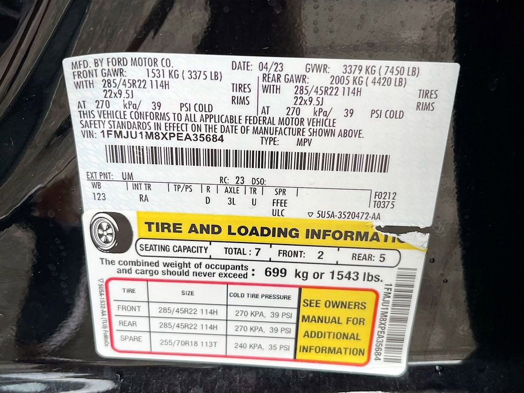 Used 2023 Ford Expedition Platinum image 34