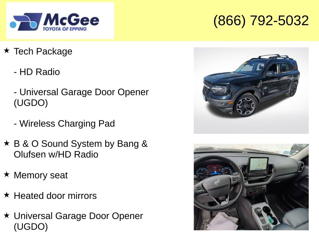 Used 2023 Ford Bronco Sport Outer Banks w/ Tech Package image 16