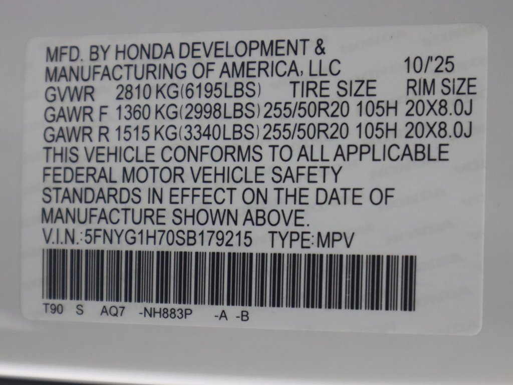 New 2025 Honda Pilot Touring image 28