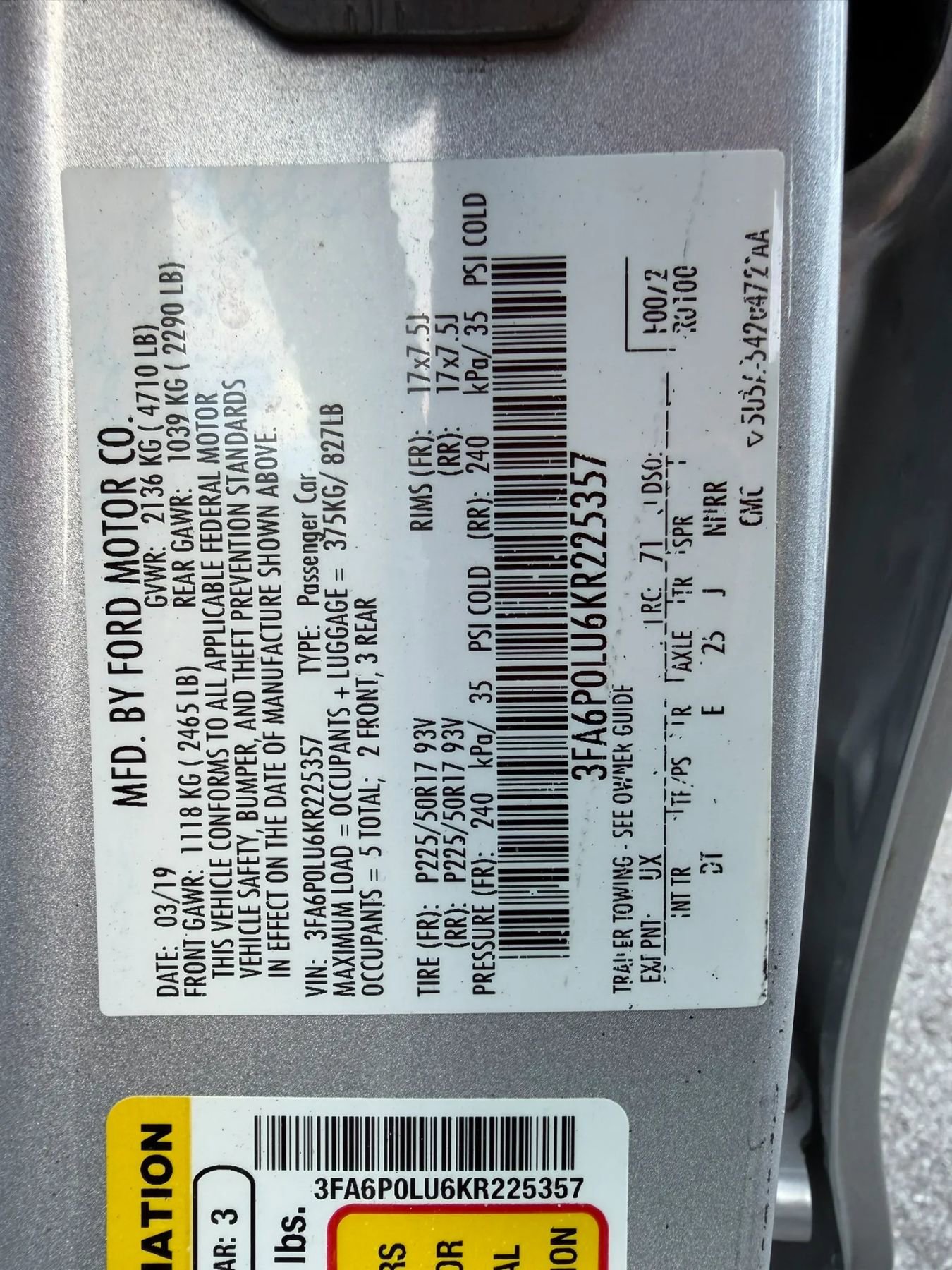 Used 2019 Ford Fusion SE FWD image 30