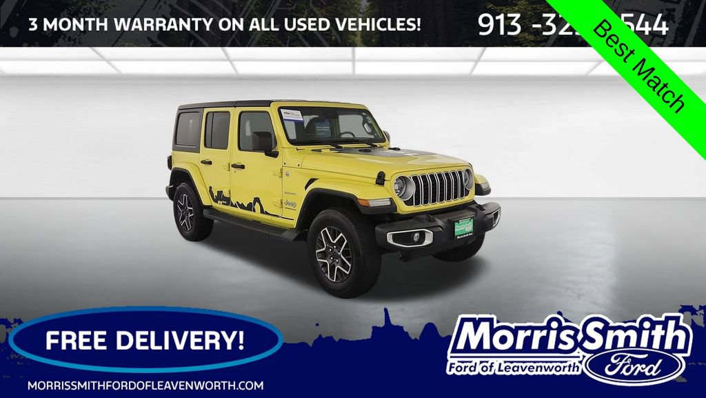 Used 2024 Jeep Wrangler Unlimited Sahara AWD/4WD video 1