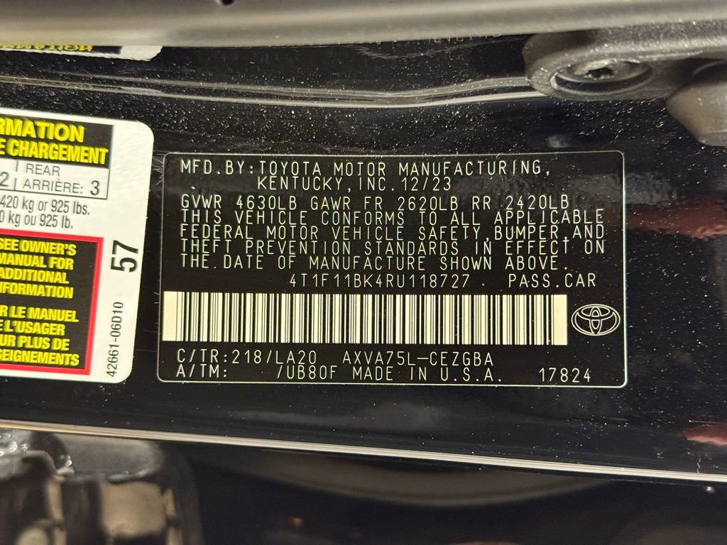 Certified 2024 Toyota Camry XLE w/ Cold Weather Package image 31