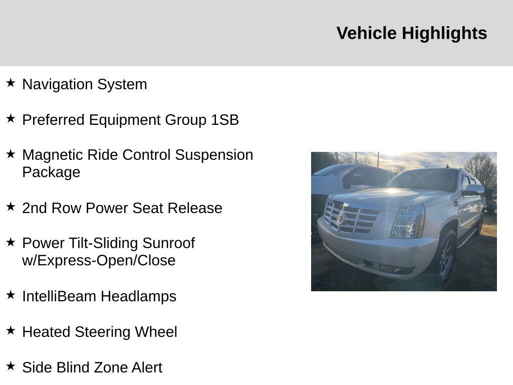 Used 2014 Cadillac Escalade ESV Luxury image 2