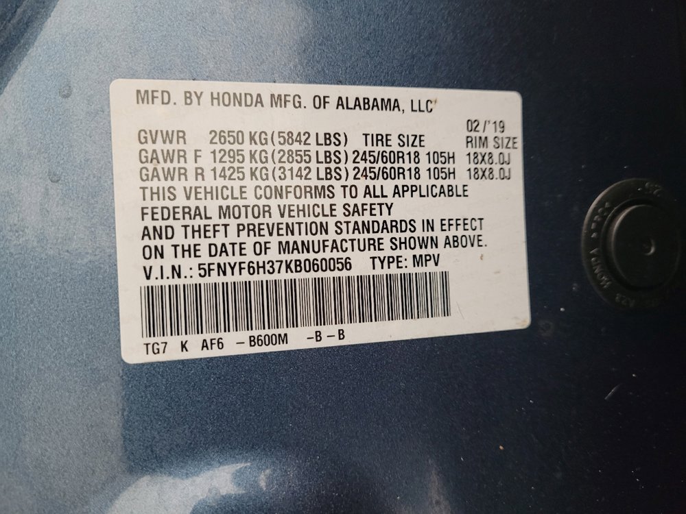 Used 2019 Honda Pilot EX image 33