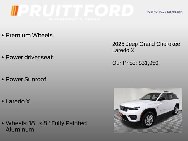 Used 2025 Jeep Grand Cherokee Laredo X RWD image 13