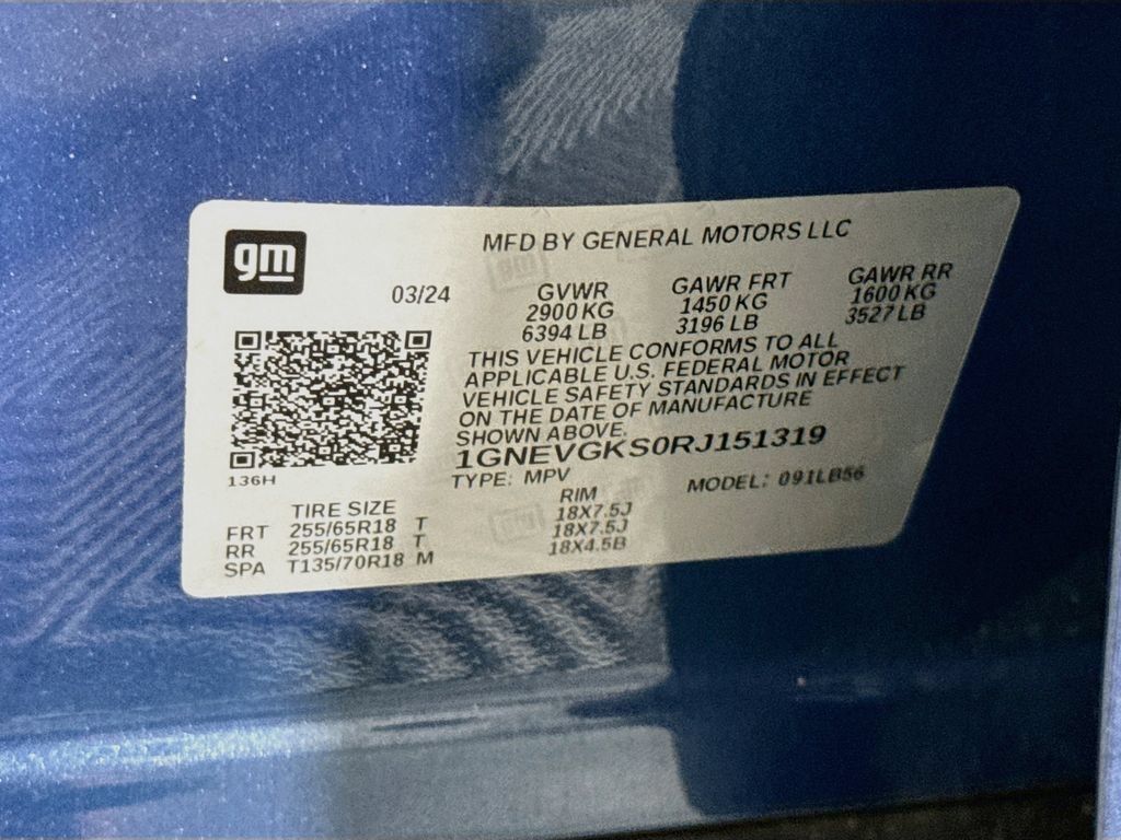 Used 2024 Chevrolet Traverse LT AWD/4WD image 38