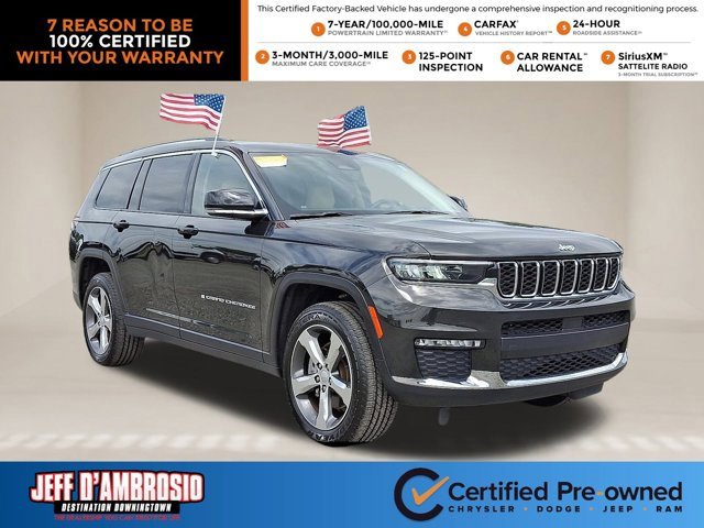 Certified 2022 Jeep Grand Cherokee L Limited w/ Trailer Tow Group (B)