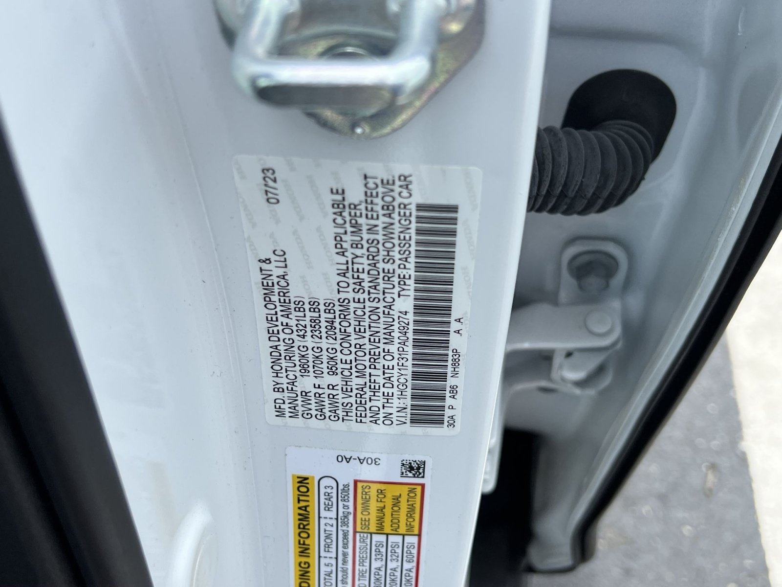 Used 2023 Honda Accord EX image 32