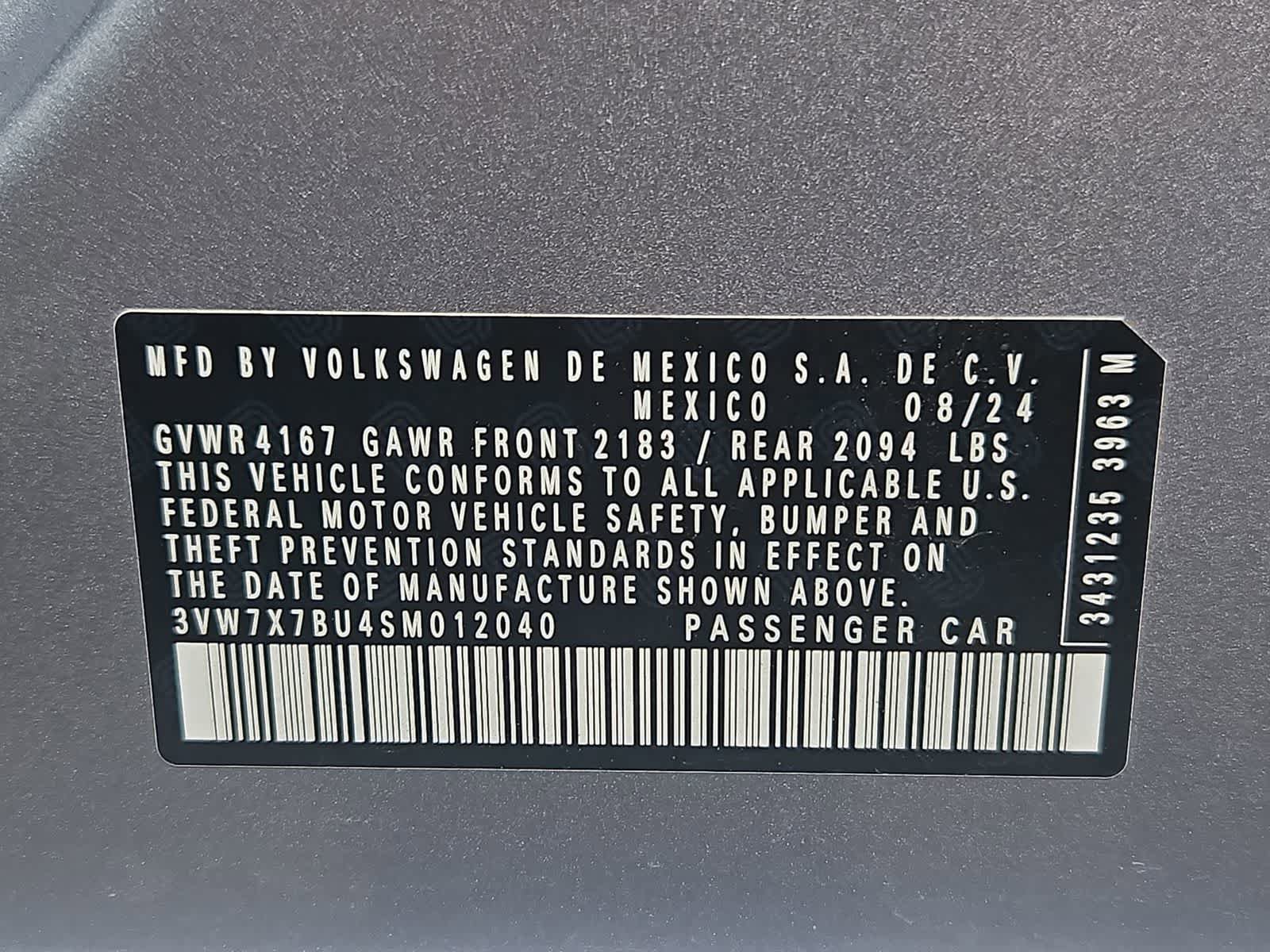 Certified 2025 Volkswagen Jetta SE FWD image 36