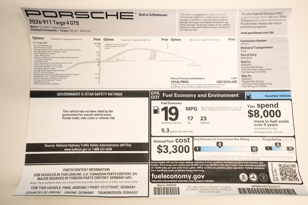 Used 2026 Porsche 911 Targa 4 GTS image 41