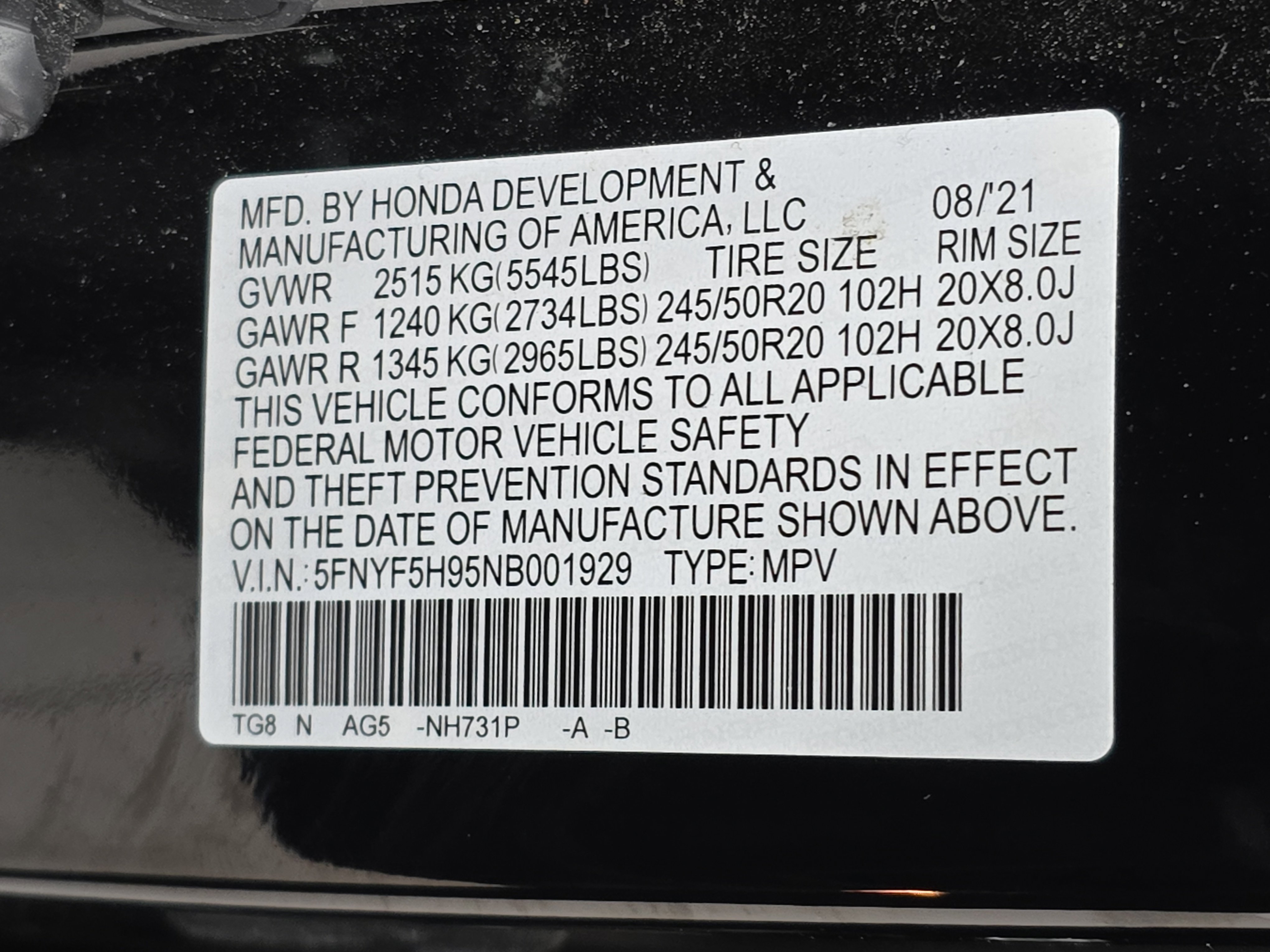 Used 2022 Honda Pilot Touring image 37