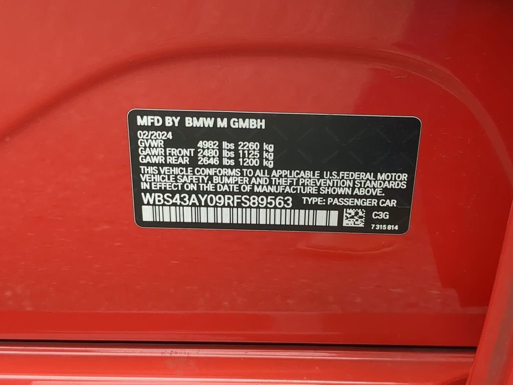 Used 2024 BMW M3 Competition w/ M Driver's Package image 24