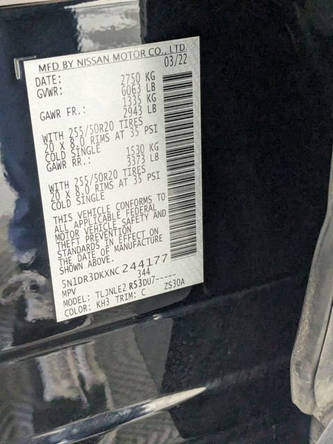 Used 2022 Nissan Pathfinder Platinum w/ Cargo Package image 40