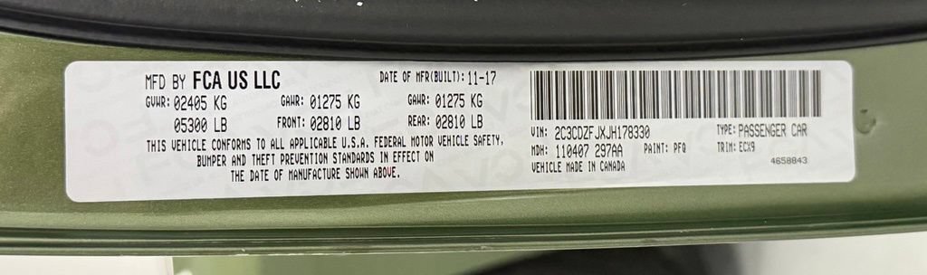 Used 2018 Dodge Challenger R/T Scat Pack w/ Leather Interior Group RWD image 25