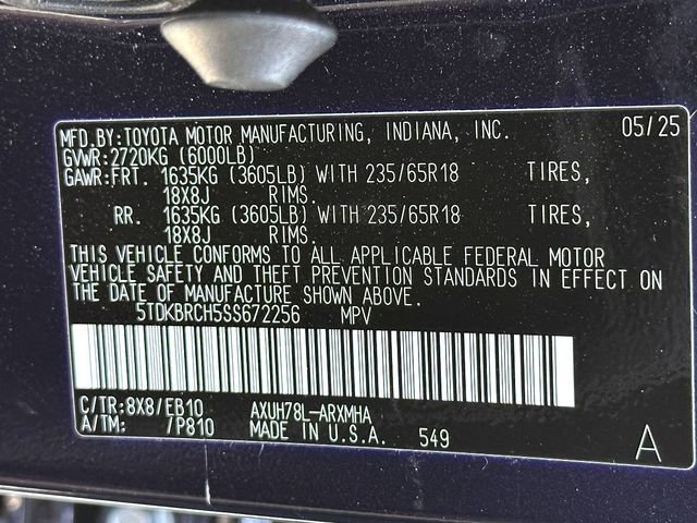 Certified 2025 Toyota Highlander XLE AWD/4WD image 34