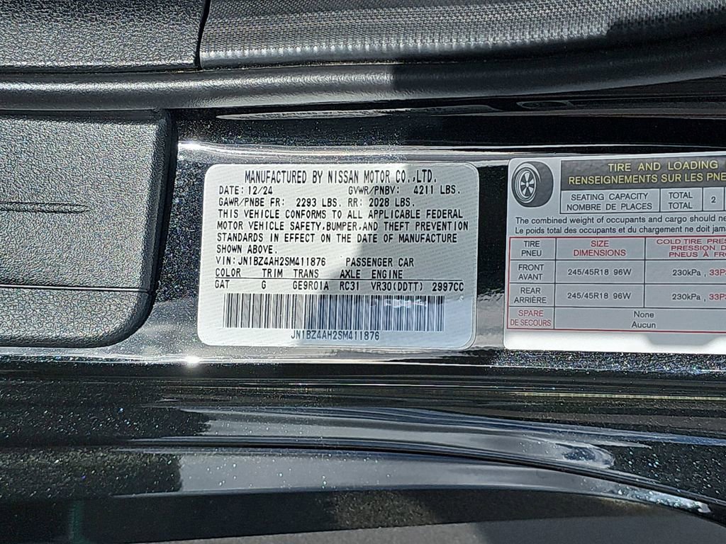 Used 2025 Nissan Z Sport w/ Floor Mat Package image 35