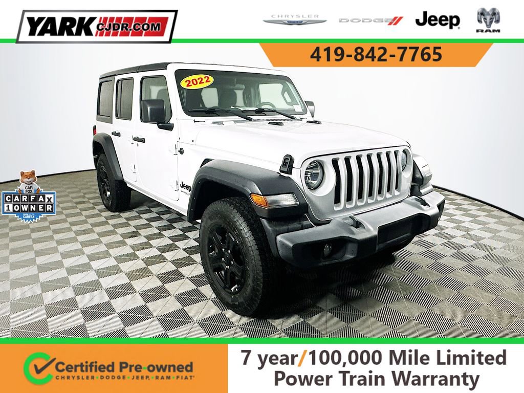 Certified 2022 Jeep Wrangler Unlimited Sport 360° Tour