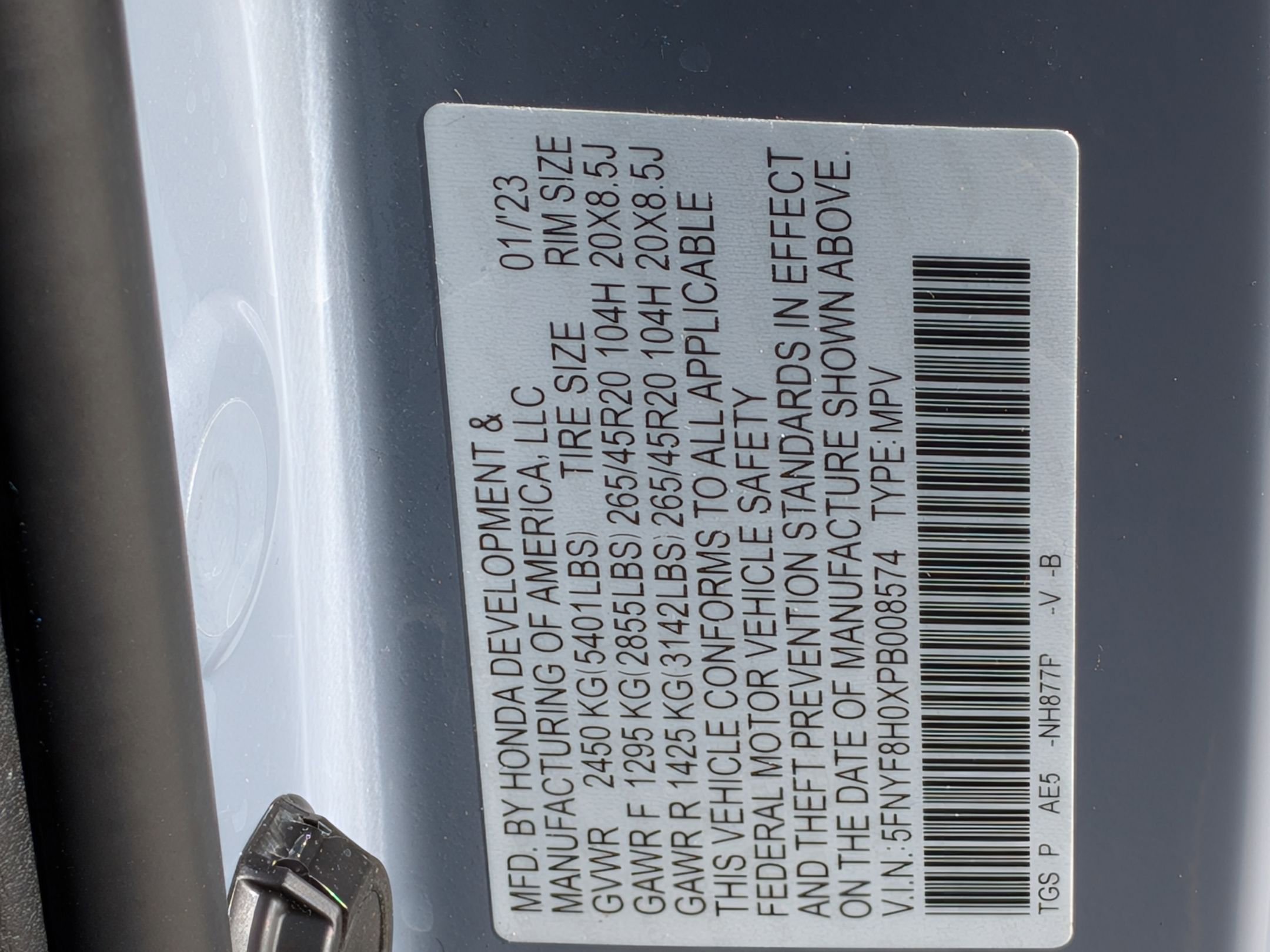 Certified 2023 Honda Passport Elite image 37