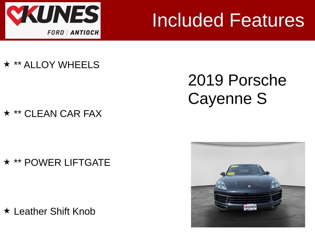 Used 2019 Porsche Cayenne S AWD/4WD image 4