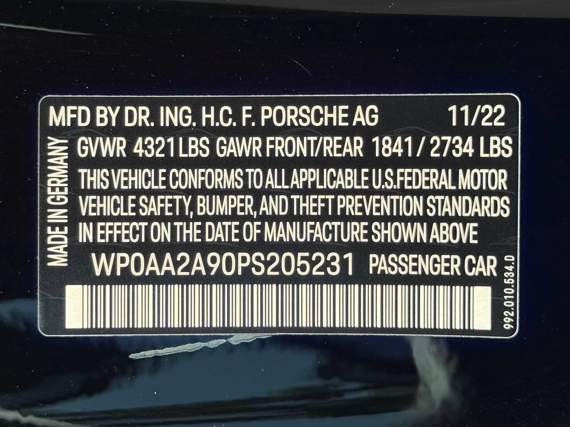 Certified 2023 Porsche 911 Carrera RWD image 38