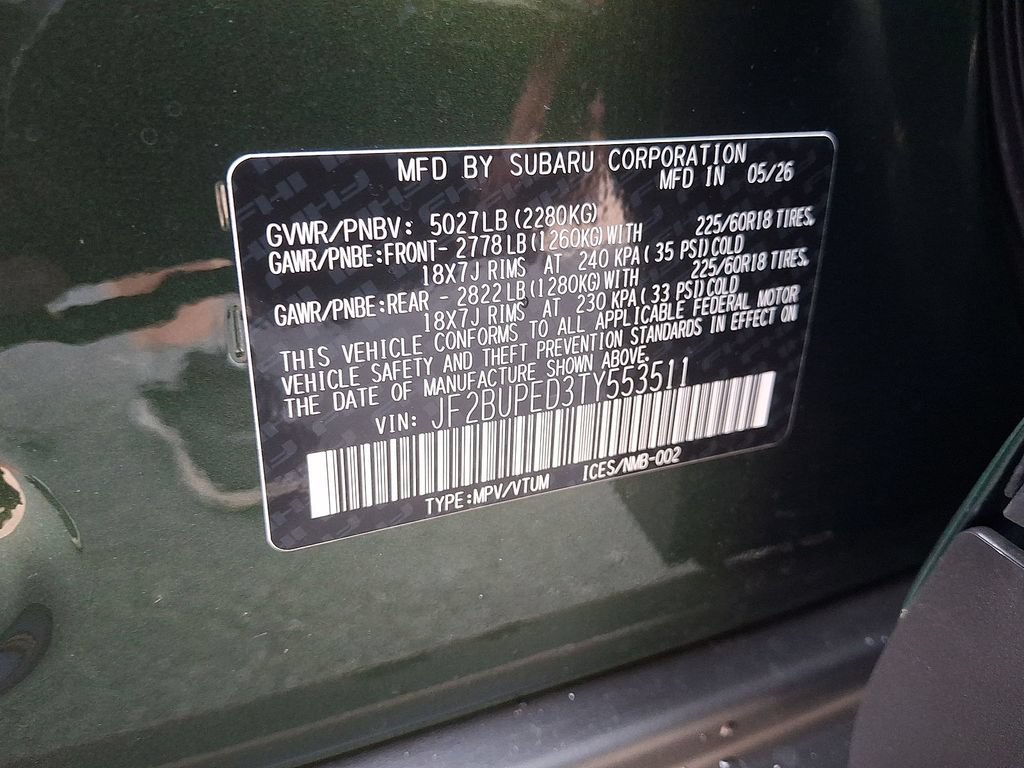 New 2026 Subaru Outback Touring AWD/4WD image 18