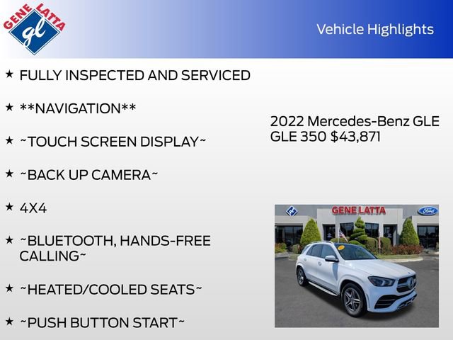 Used 2022 Mercedes-Benz GLE 350 4MATIC image 34