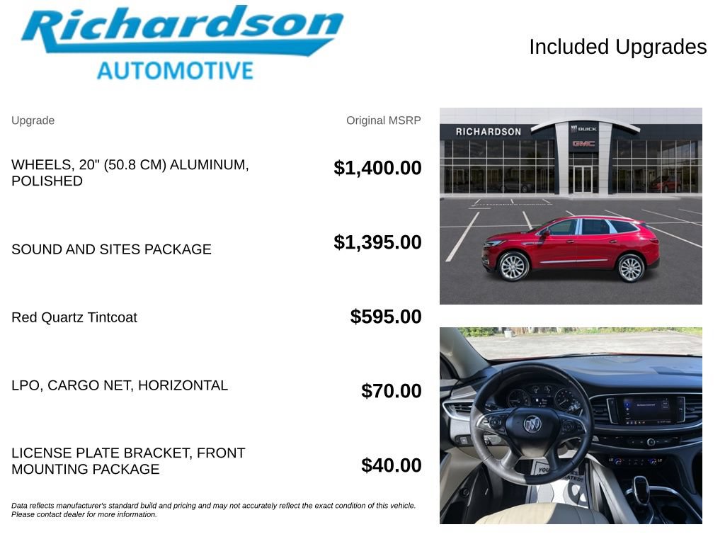 Used 2020 Buick Enclave Essence w/ Sound and Sites Package FWD image 6