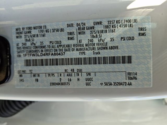 Used 2024 Ford F150 XLT w/ Equipment Group 302A MID image 26