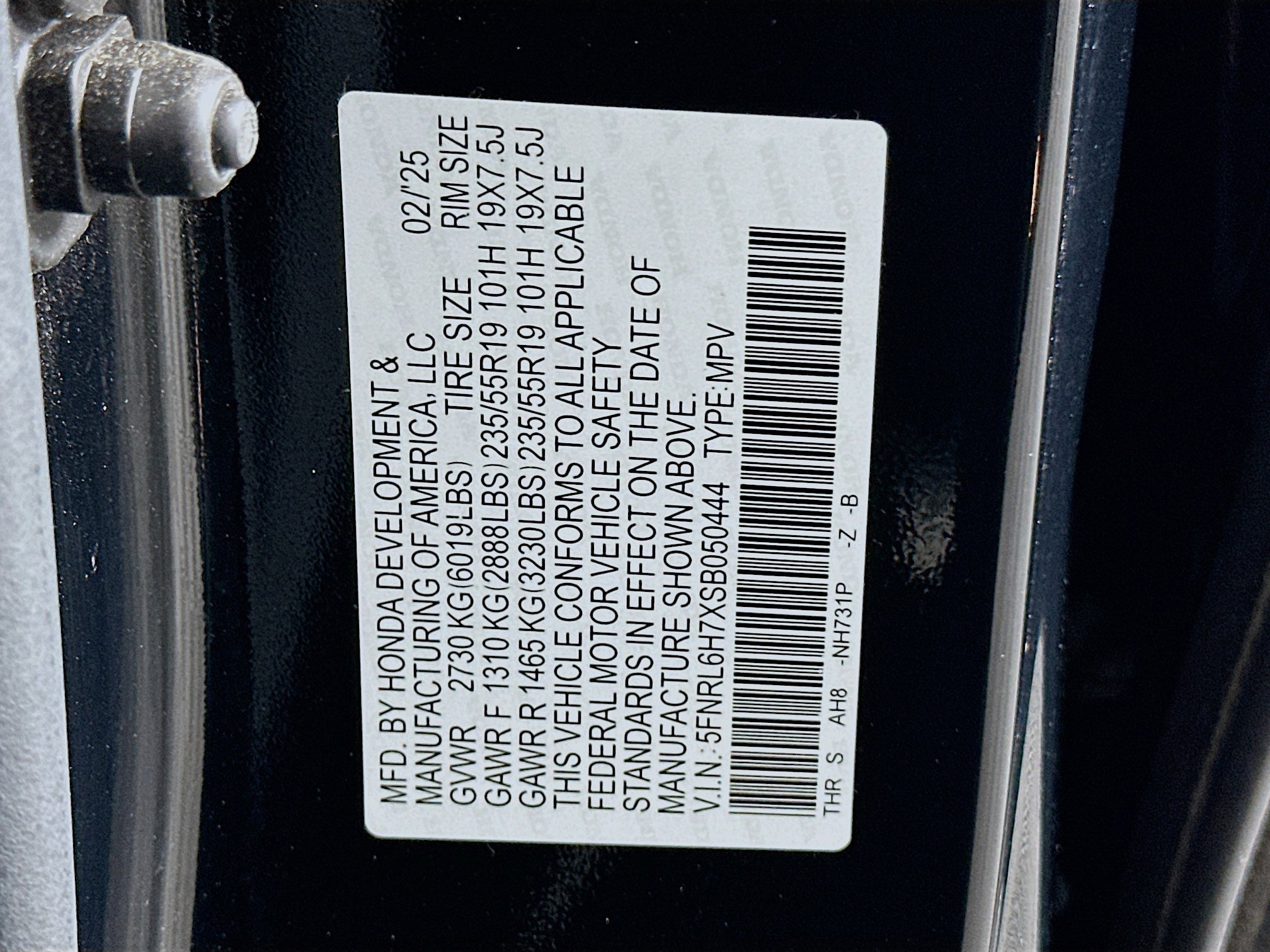 Used 2025 Honda Odyssey Sport-L image 12