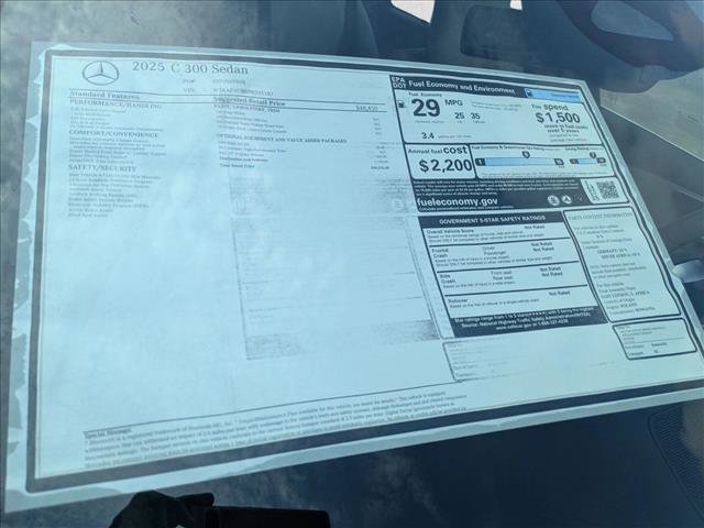 Used 2025 Mercedes-Benz C 300 Sedan image 17