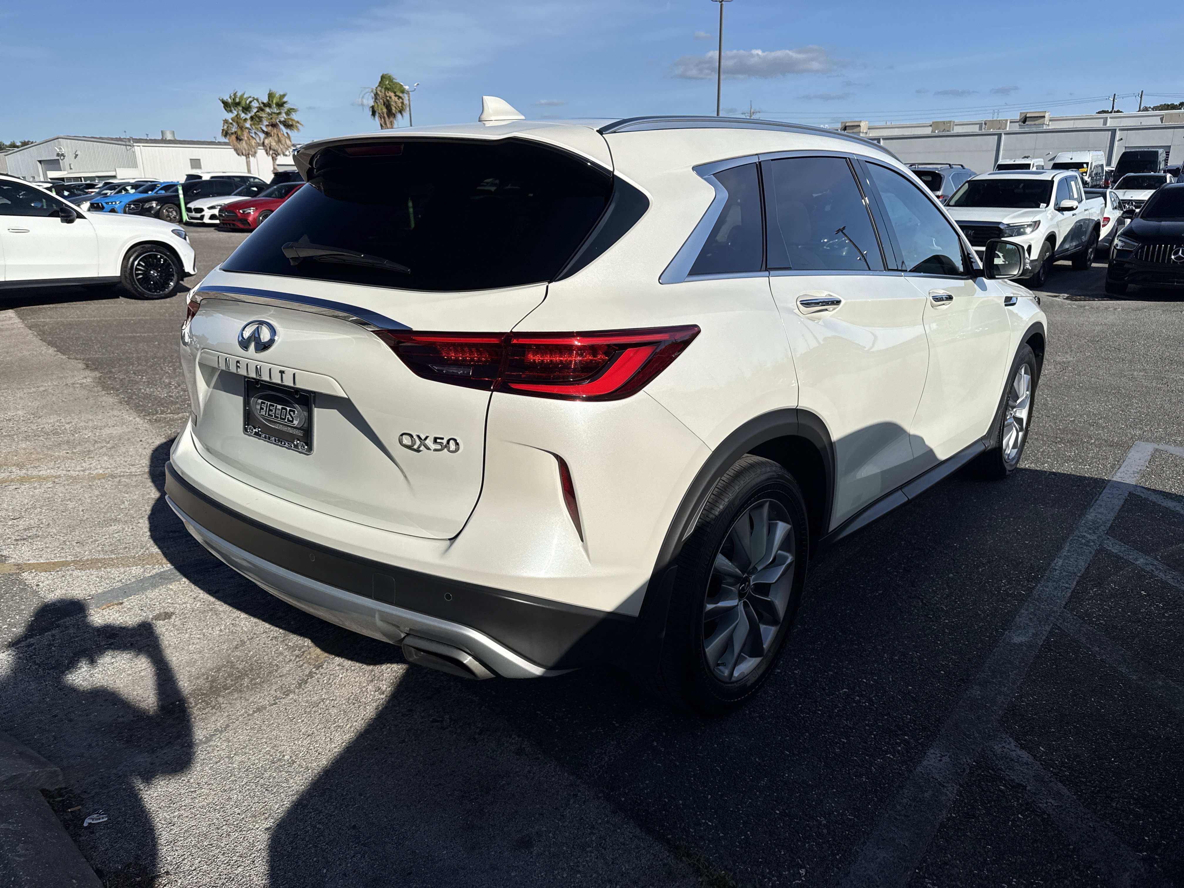 Used 2021 INFINITI QX50 Luxe w/ Cargo Package FWD image 3