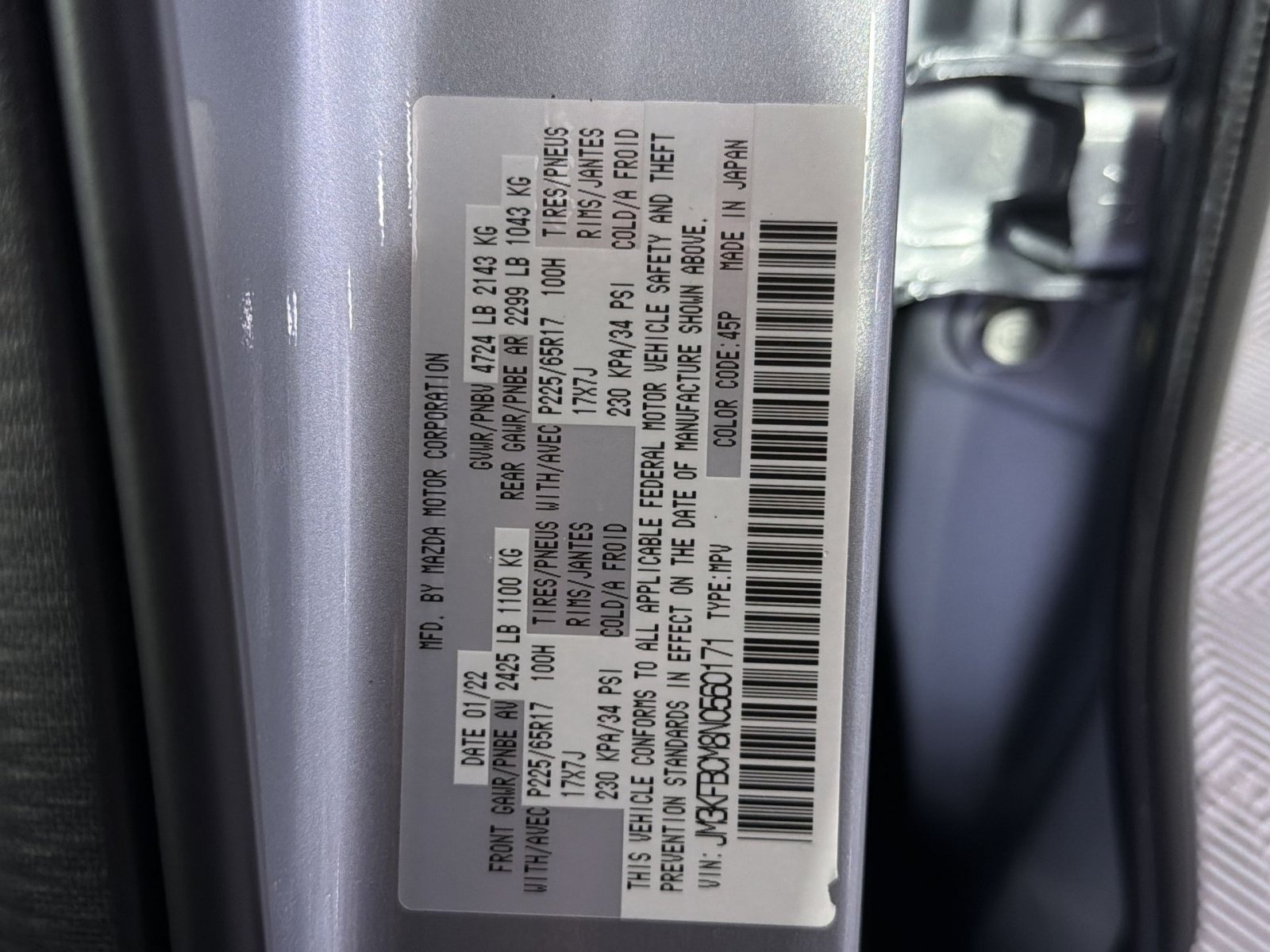 Used 2022 MAZDA CX-5 AWD 2.5 S image 36