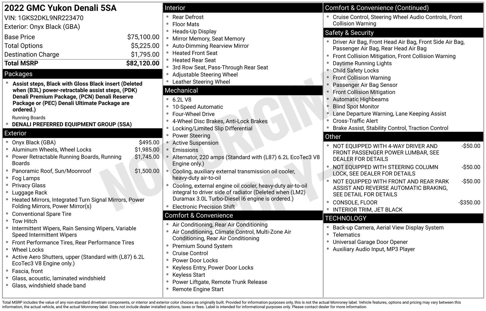 Used 2022 GMC Yukon Denali image 48