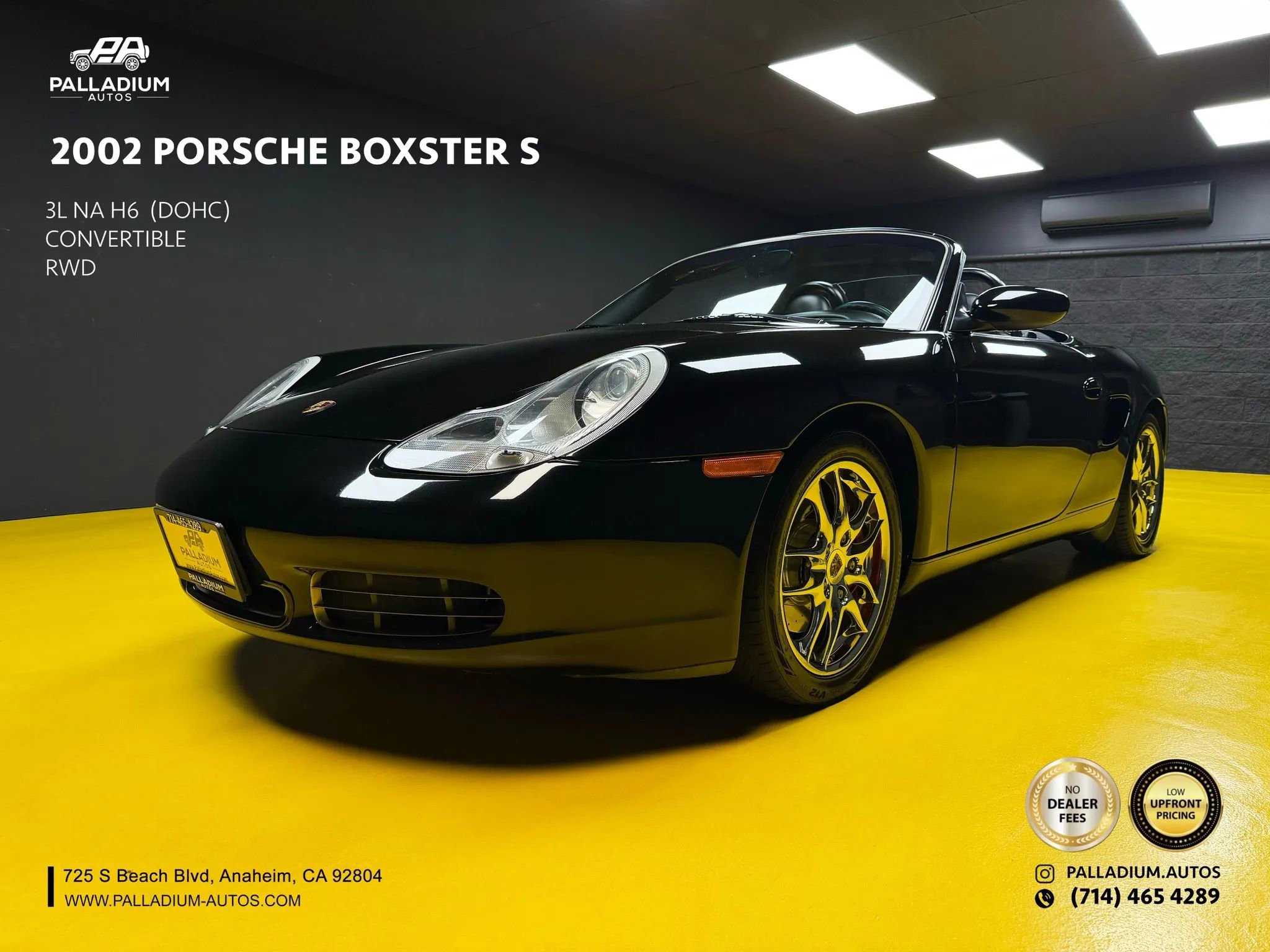 Used 2002 Porsche Boxster S