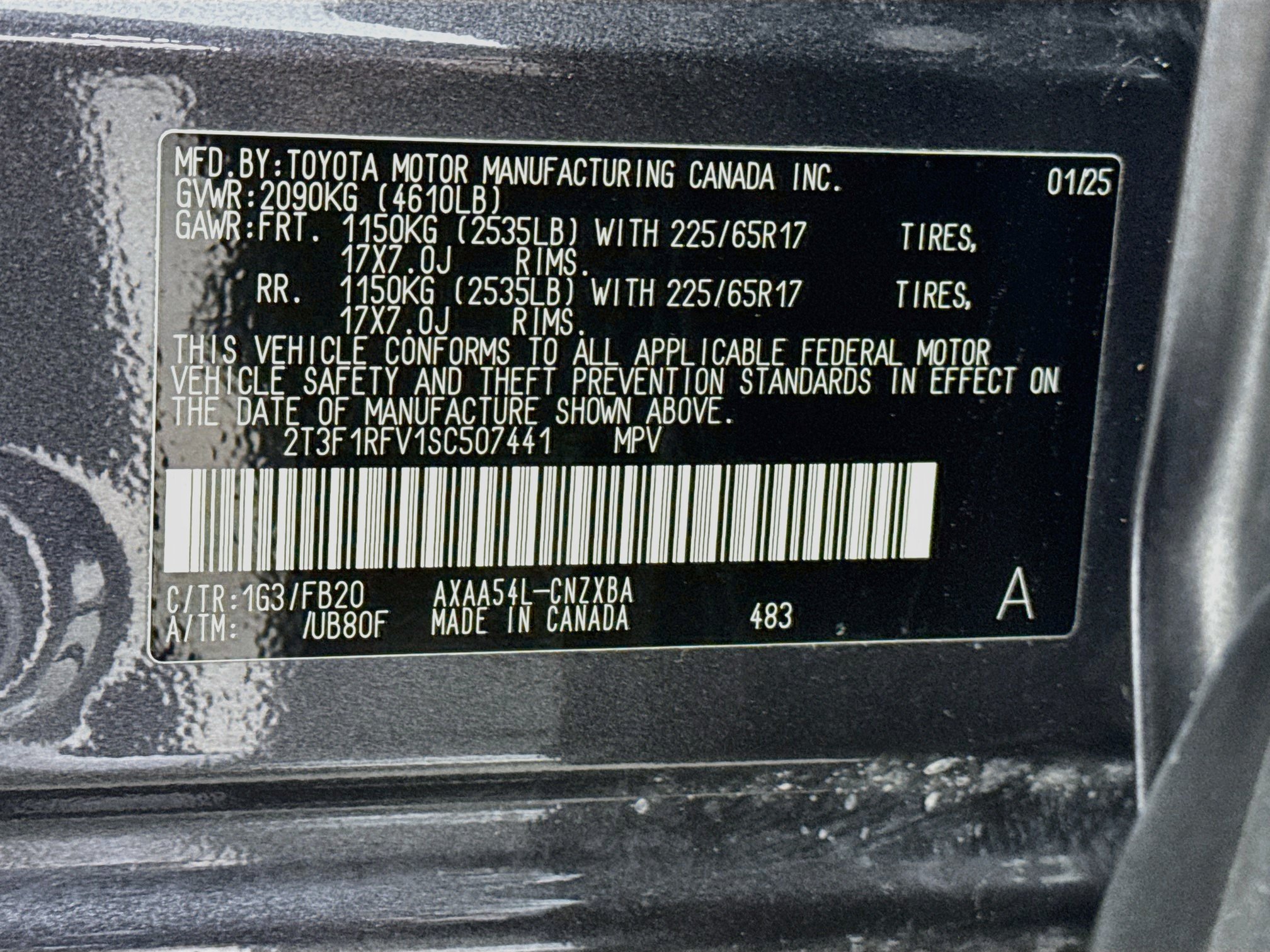 Certified 2025 Toyota RAV4 LE AWD/4WD image 31