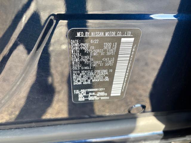 Used 2022 Nissan Armada Platinum w/ Captain's Chairs Package image 30