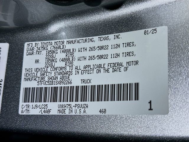 New 2025 Toyota Tundra Capstone image 24