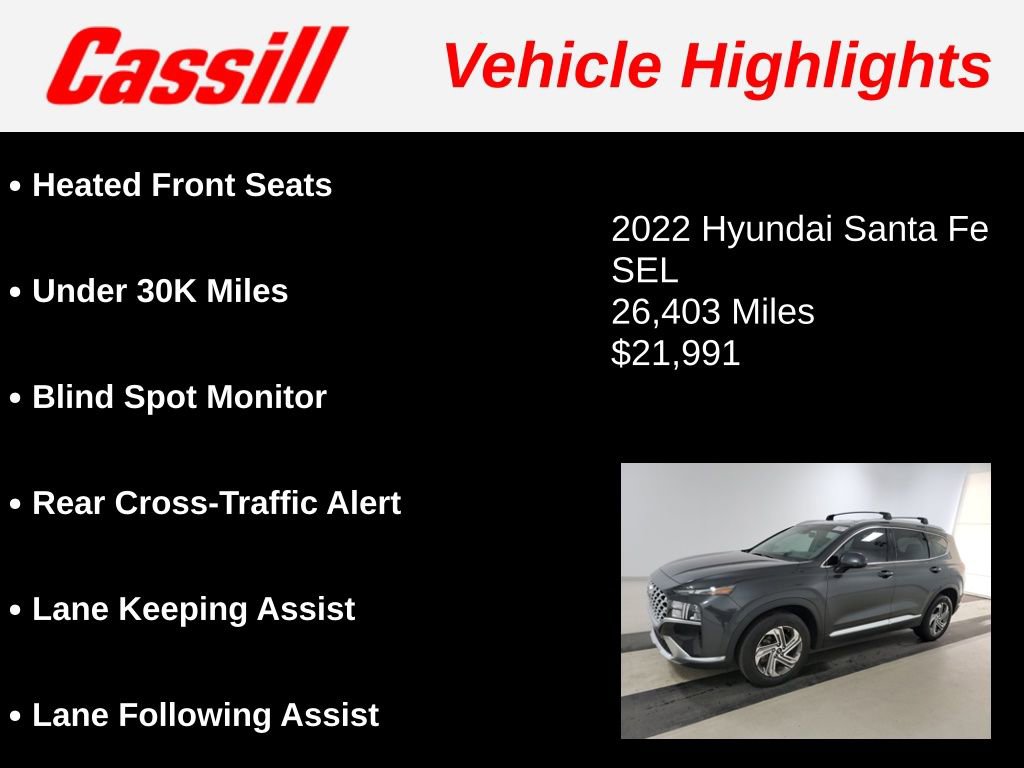 Used 2022 Hyundai Santa Fe SEL image 3