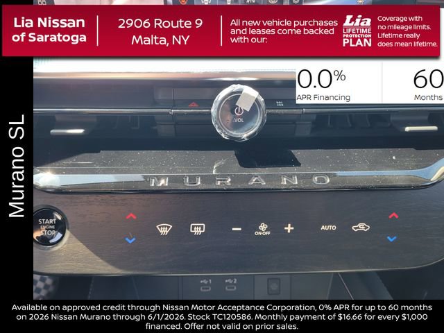 New 2026 Nissan Murano SL AWD/4WD image 24