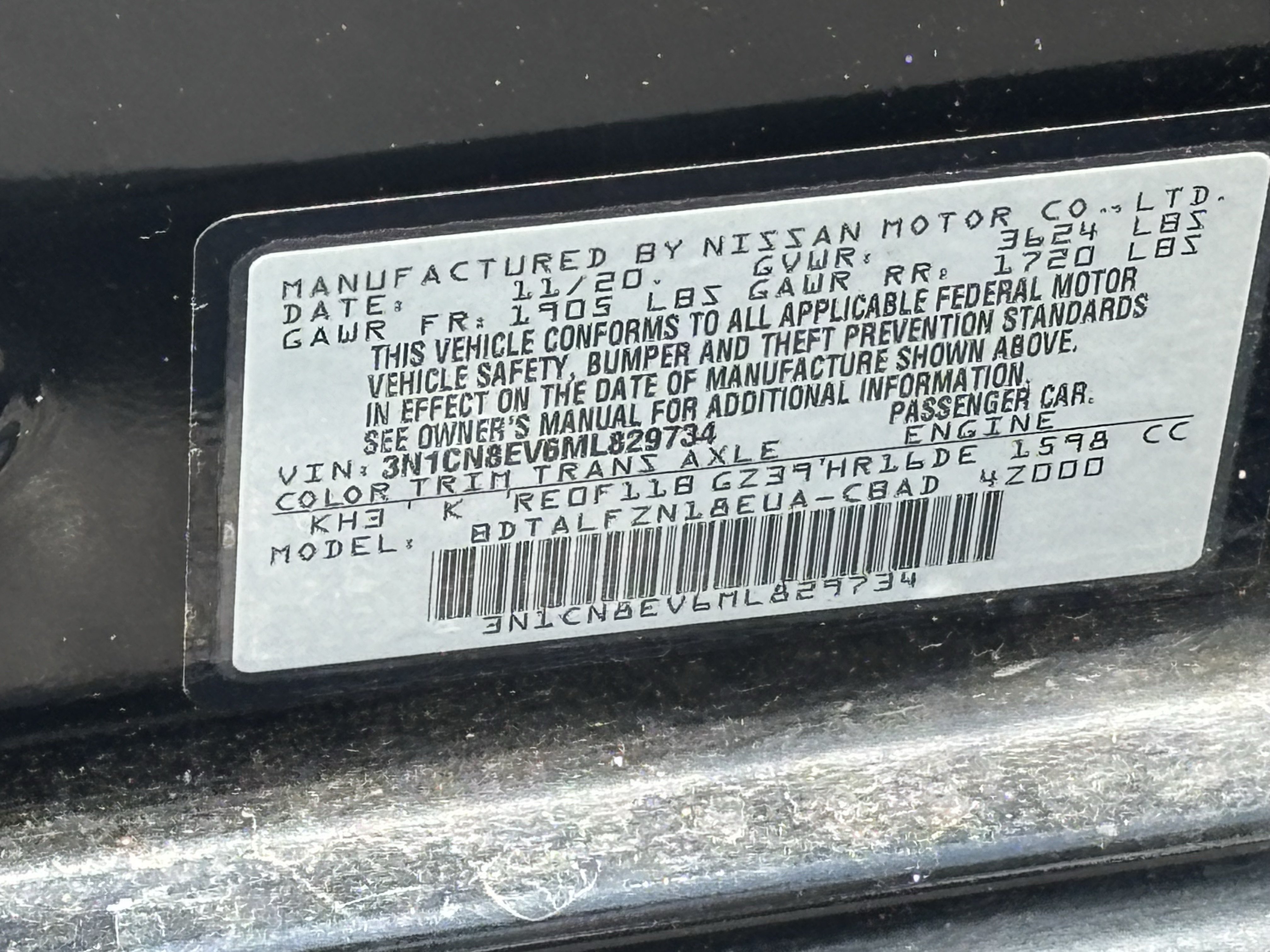 Used 2021 Nissan Versa SV FWD image 30