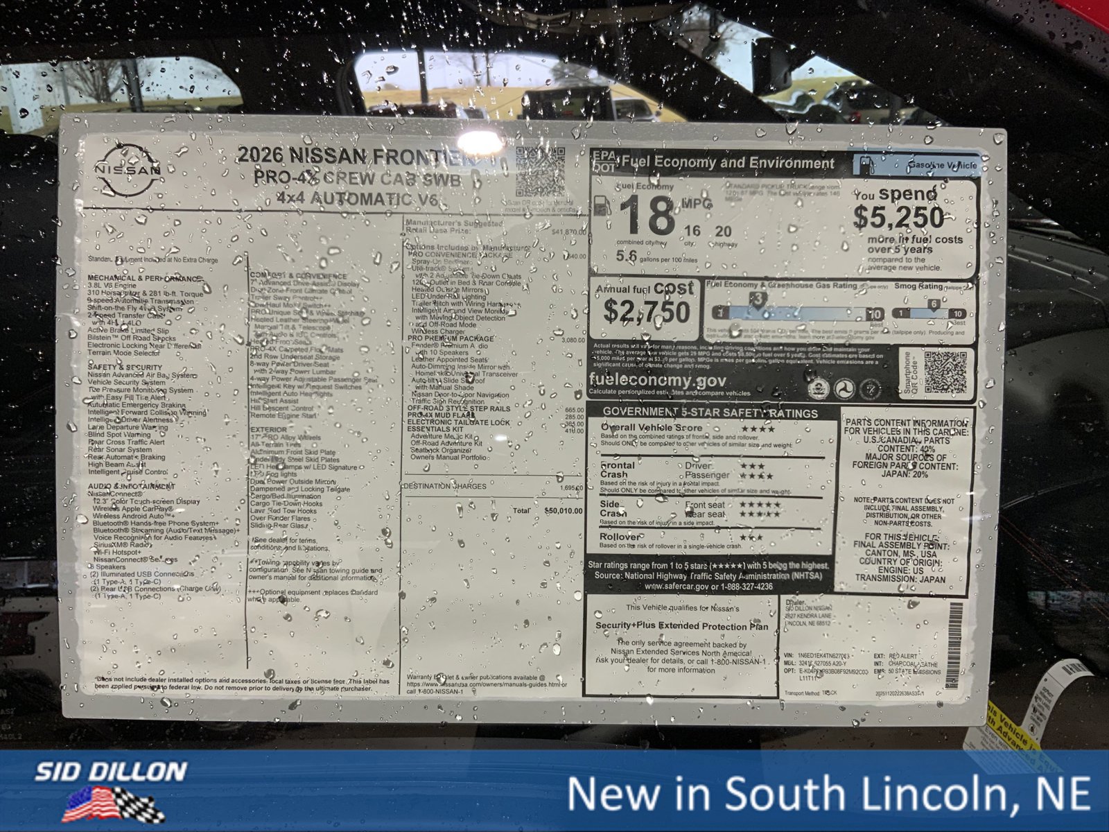 New 2026 Nissan Frontier PRO-4X w/ Pro Premium Package image 13