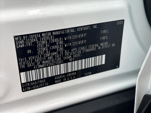 New 2025 Toyota RAV4 LE image 20