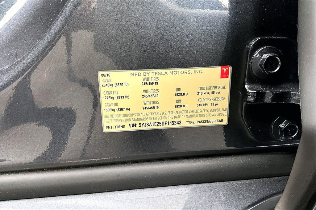 Used 2016 Tesla Model S 90D AWD/4WD image 29