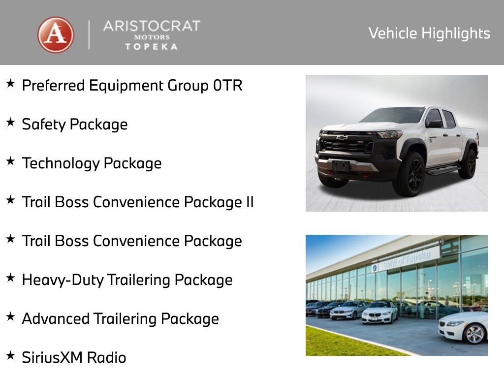 Used 2024 Chevrolet Colorado Trail Boss w/ Technology Package image 2