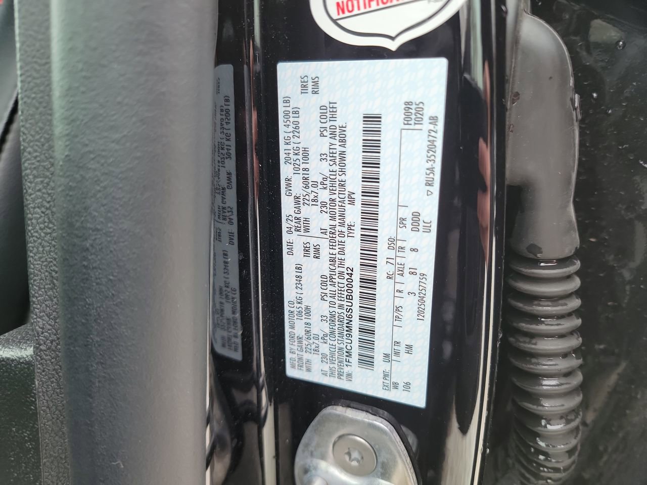 Used 2025 Ford Escape ST-Line image 22