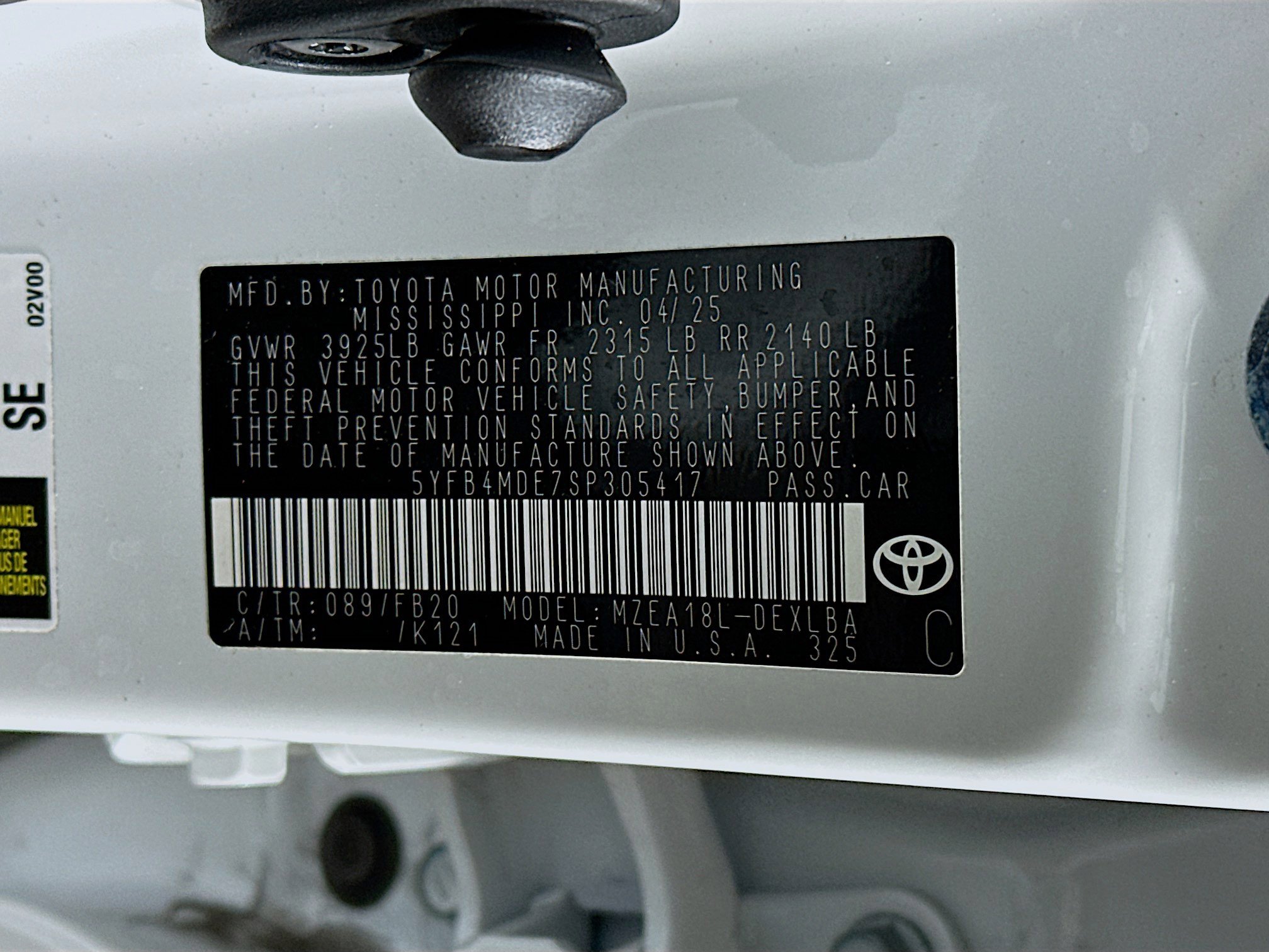 Used 2025 Toyota Corolla LE image 12