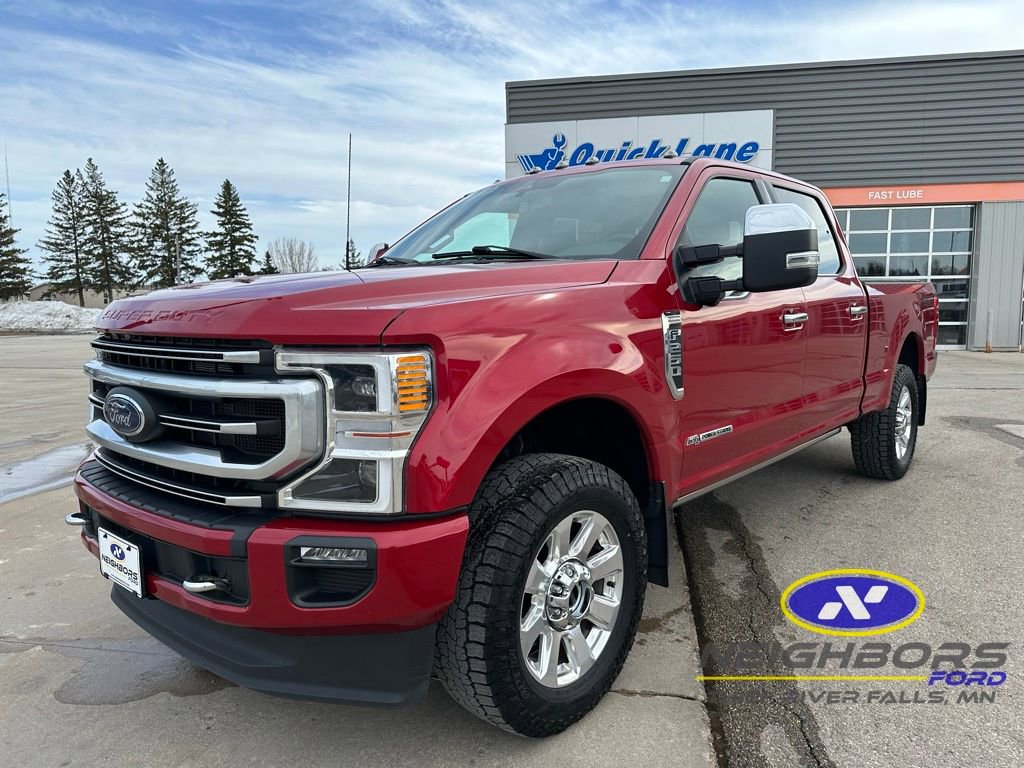 Used 2022 Ford F250 Platinum w/ Snow Plow Prep Package AWD/4WD video 1